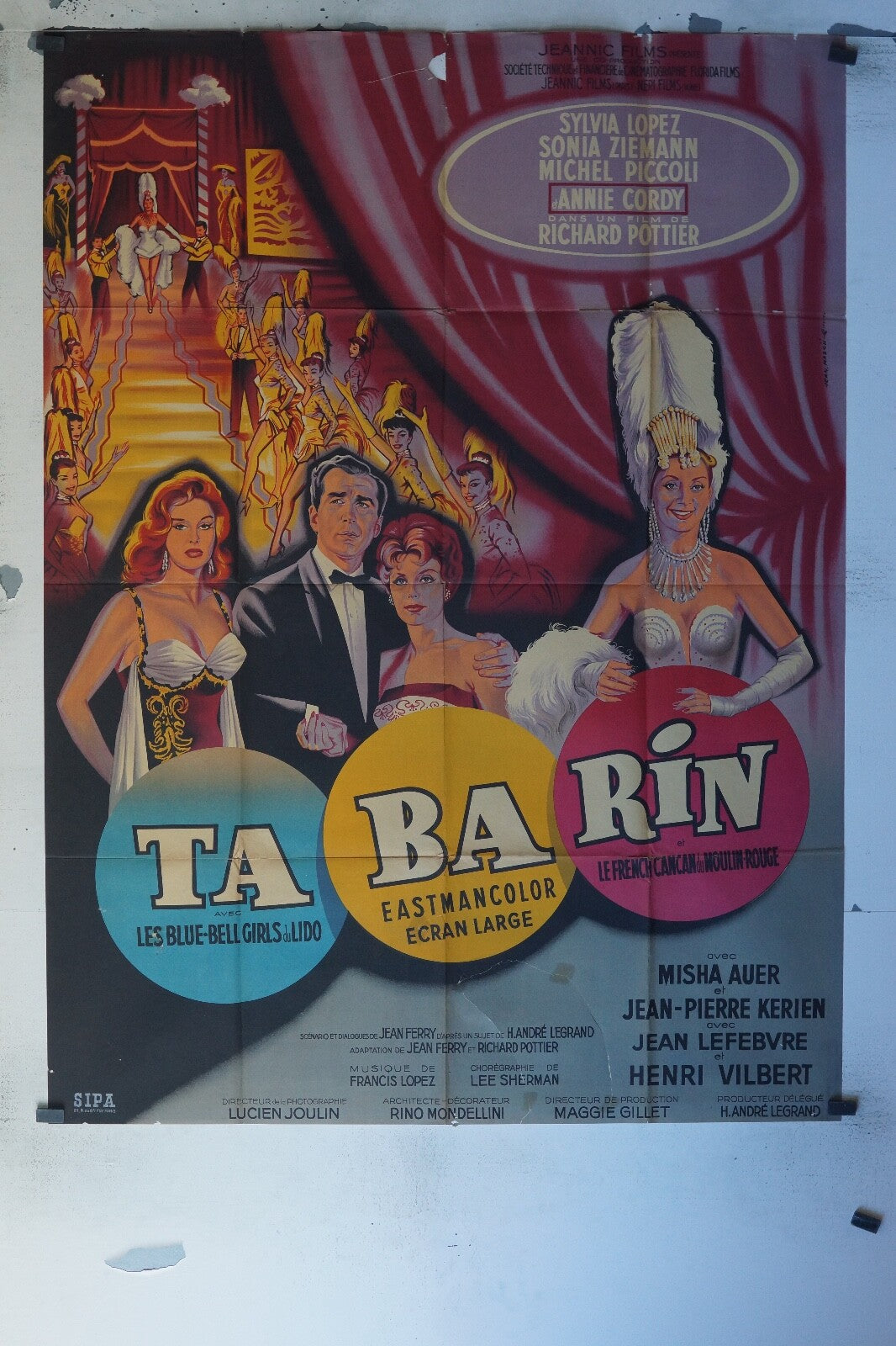TABARIN MOVIE POSTER ORIGINAL 120x160 MISHA AUER