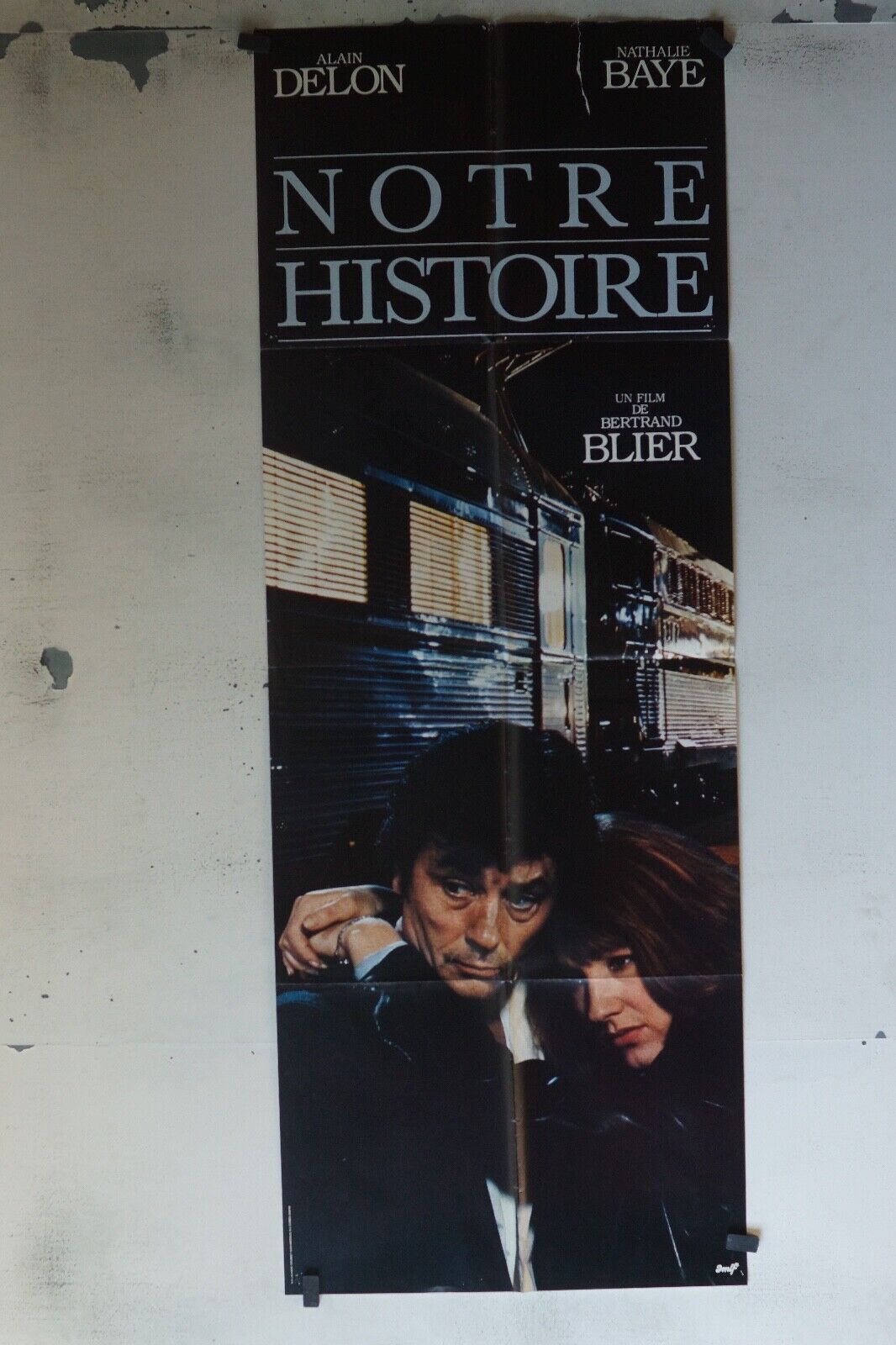NOTRE HISTOIRE MOVIE POSTER ORIGINAL 60x160  ALAIN DELON