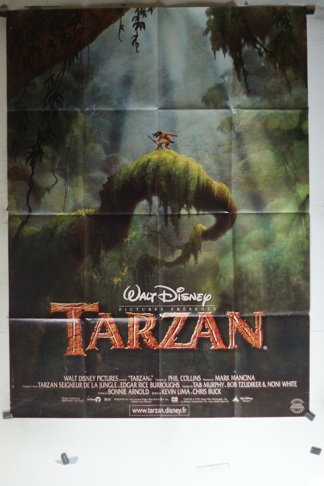 TARZAN ORIGINAL MOVIE POSTER 120x160 Walt Disney Pictures 