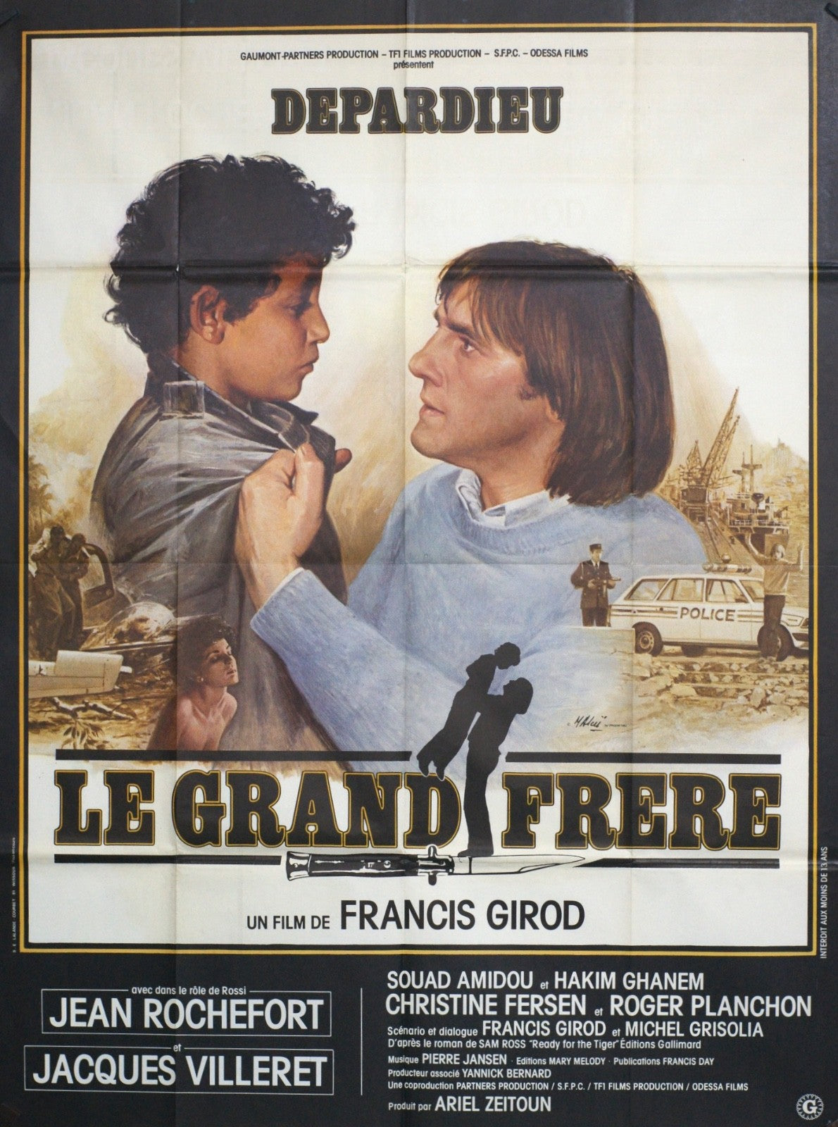 LE GRAND FRÈRE DEPARDIEU MOVIE POSTER ORIGINAL 120x160