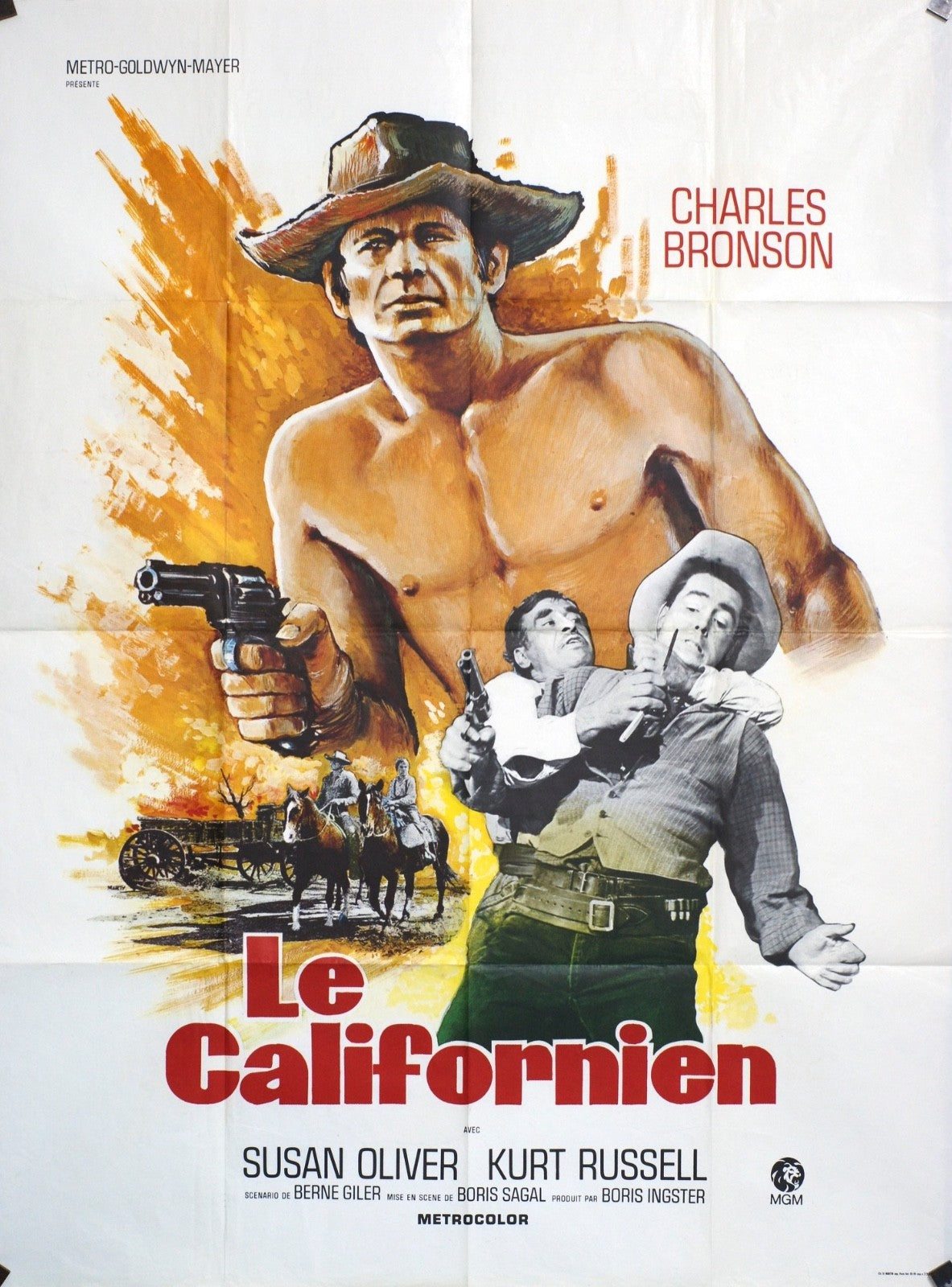 LE CALIFORNIEN MOVIE POSTER ORIGINAL 120x160