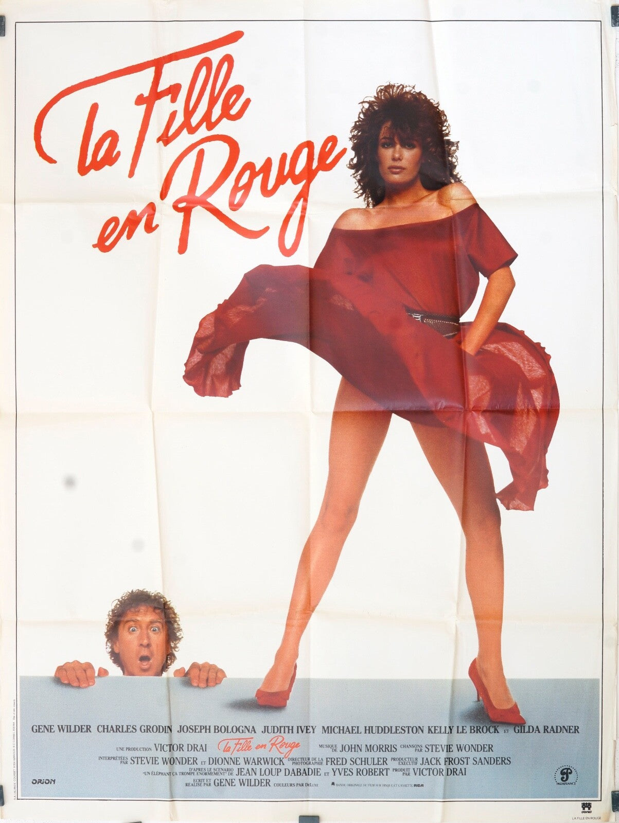 LA FILLE EN ROUGE MOVIE POSTER ORIGINAL 120x160 GENE WILDER