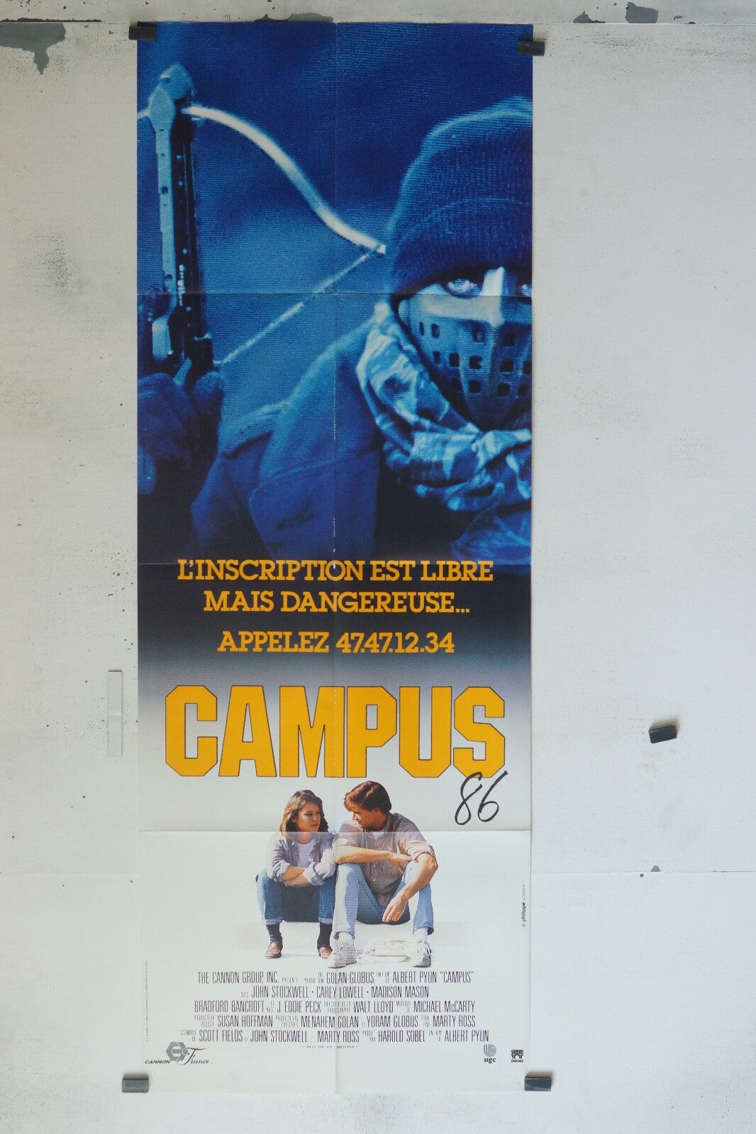 CAMPUS 86 MOVIE POSTER ORIGINAL 120x160 JOHN STOCKWELL