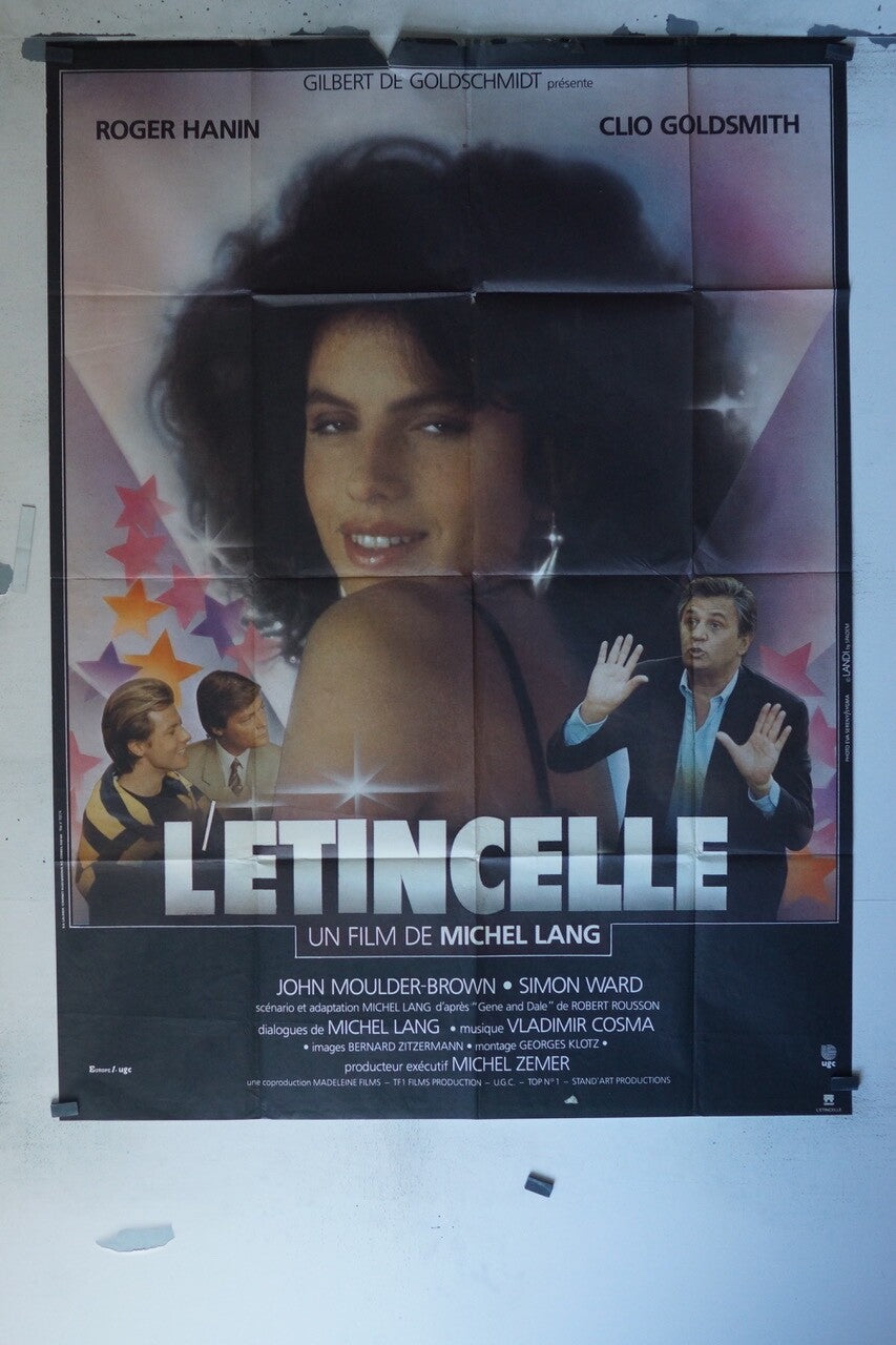 L’ÉTINCELLE MOVIE POSTER ORIGINAL 120x160 JOHN MOULDER – BROWN -SIMON WARD