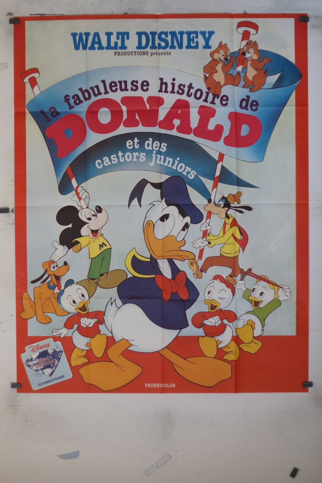 FABULEUSE HISTOIRE DE DONALD ET DES CASTORS JUNIORS ORIGINAL 120x160 