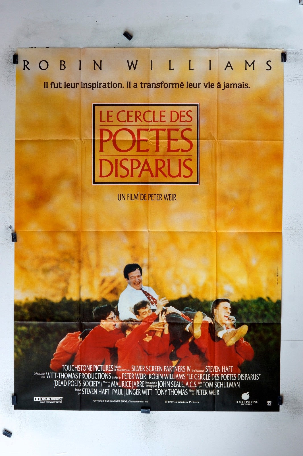 LE CERCLE DES POÈTES DISPARUS ROBIN WILLIAMS ORIGINAL MOVIE POSTER 120x160