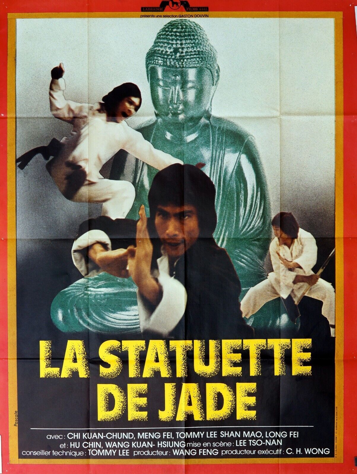 LA STATUETTE DE JADE MOVIE POSTER ORIGINAL 120x160 CHI KUAN-CHUND