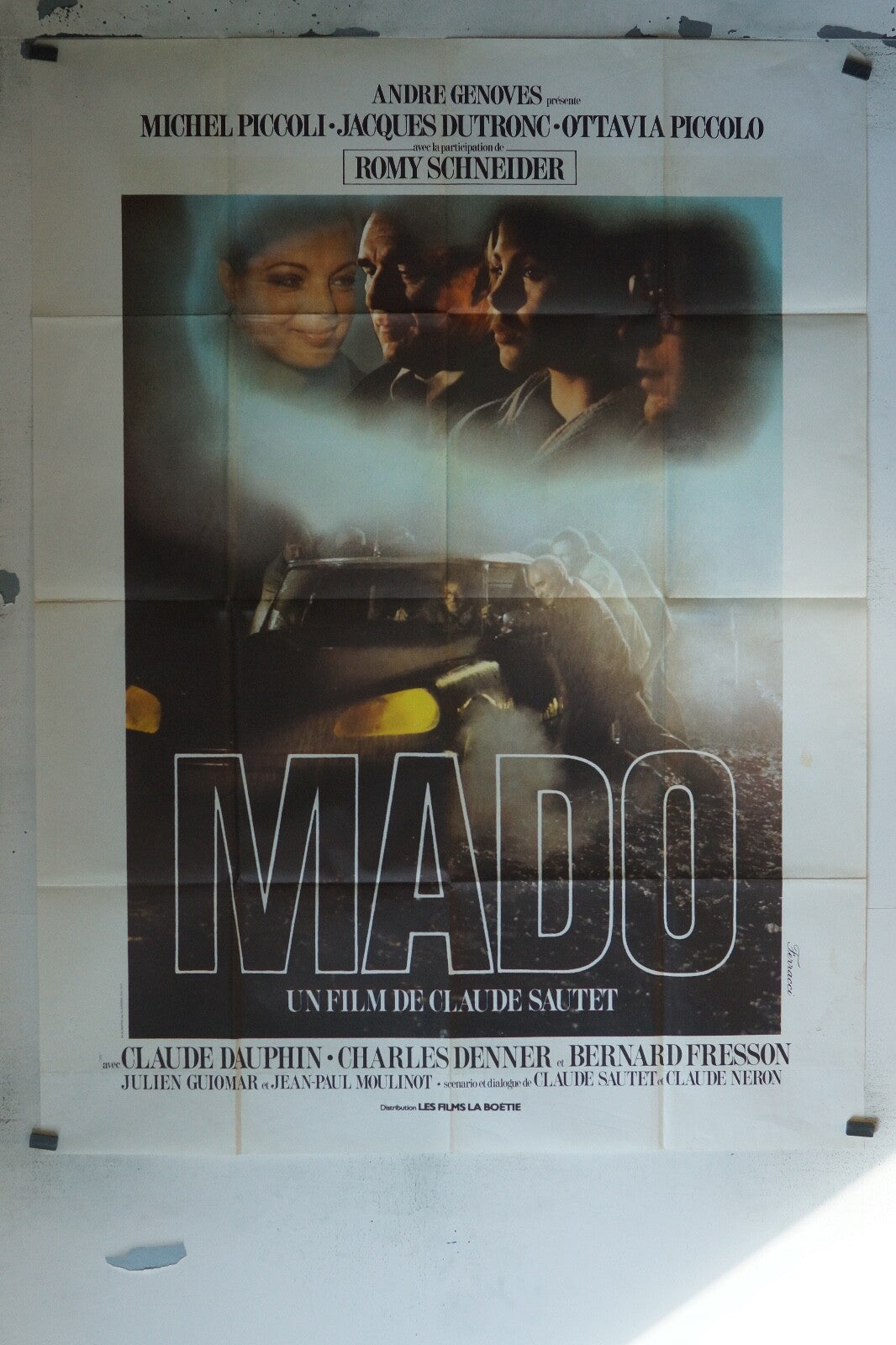 MADO MOVIE POSTER ORIGINAL 120x160 ROMY SCHNEIDER