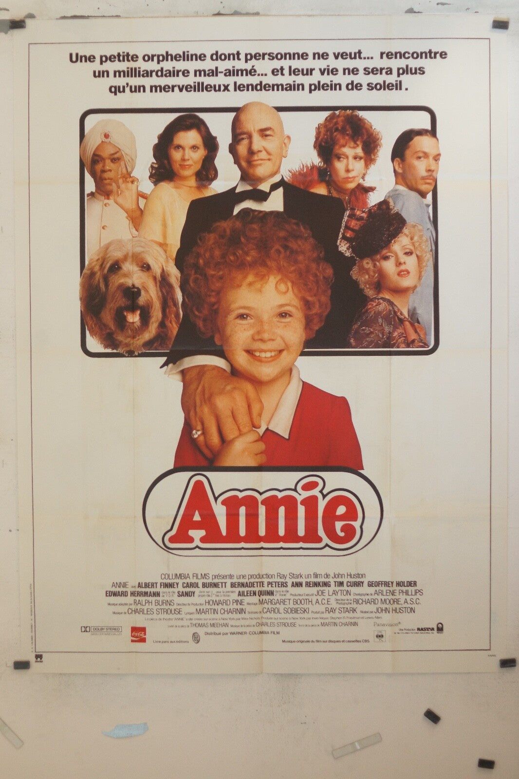 ANNIE POSTER ORIGINAL 120x160 ALBERT FINNEY – CAROL BURNETT