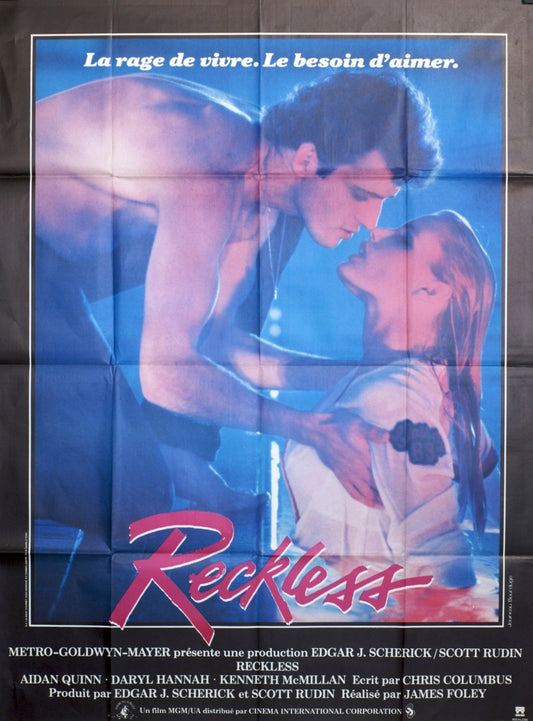 RECKLESS EDGAR J. SCHERICK  ORIGINAL MOVIE POSTER 120x160