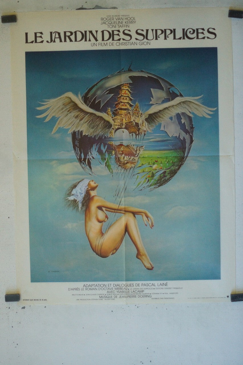 LES JARDINS DES SUPLLICES MOVIE POSTER ORIGINAL (60X80) YSABELLE LACAMP