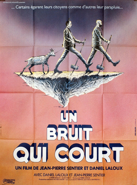 UN BRUIT QUI COURT JEAN-PIERRE SENTIER MOVIE POSTER ORIGINAL 120x160