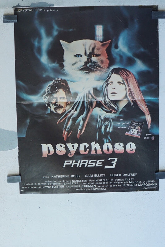 PSYCHOSE – PHASE 3 POSTER ORIGINAL (40X60) KATHERINE ROSS – SAM ELLIOT