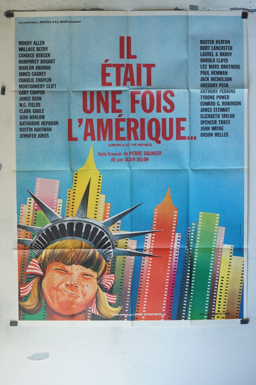 IL ETAIT UNE FOIS L’AMÉRIQUE…MOVIE POSTER ORIGINAL 120x160 WOODY ALLEN