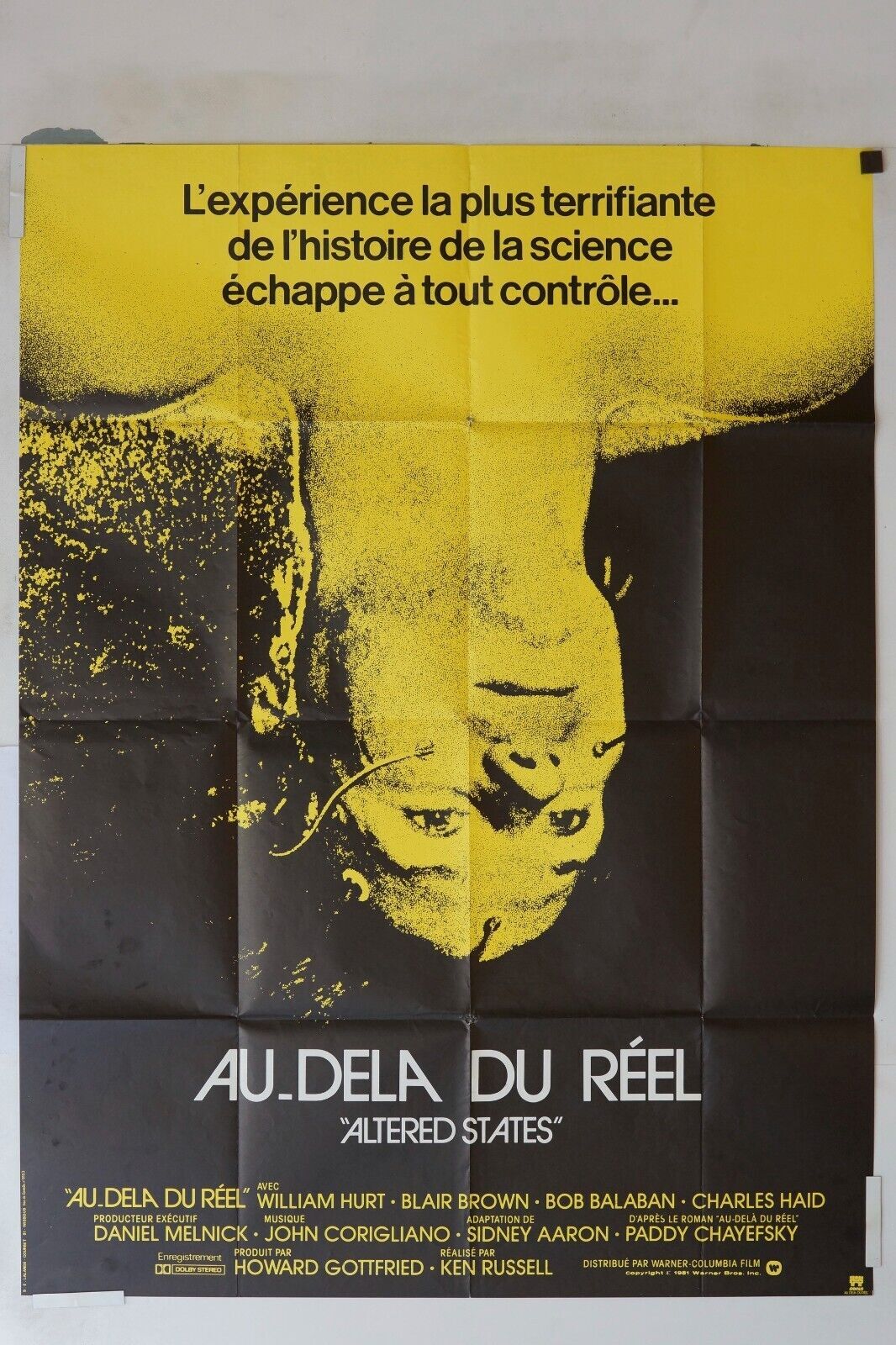 AU-DELA DU RÉEL MOVIE POSTER ORIGINAL 120x160 WILLIAM HURT