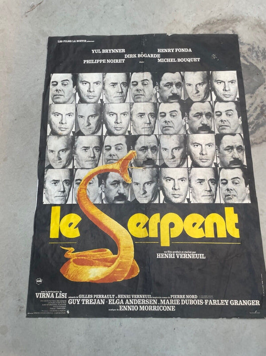 LE SERPENT MOVIE POSTER  ORIGINAL (60X80) HENRI VERNEUIL