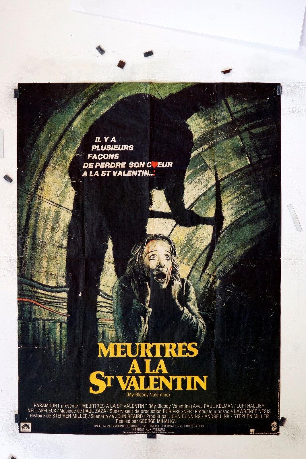 MEURTRES À LA SAINT VALENTIN MOVIE POSTER ORIGINAL (120X160)