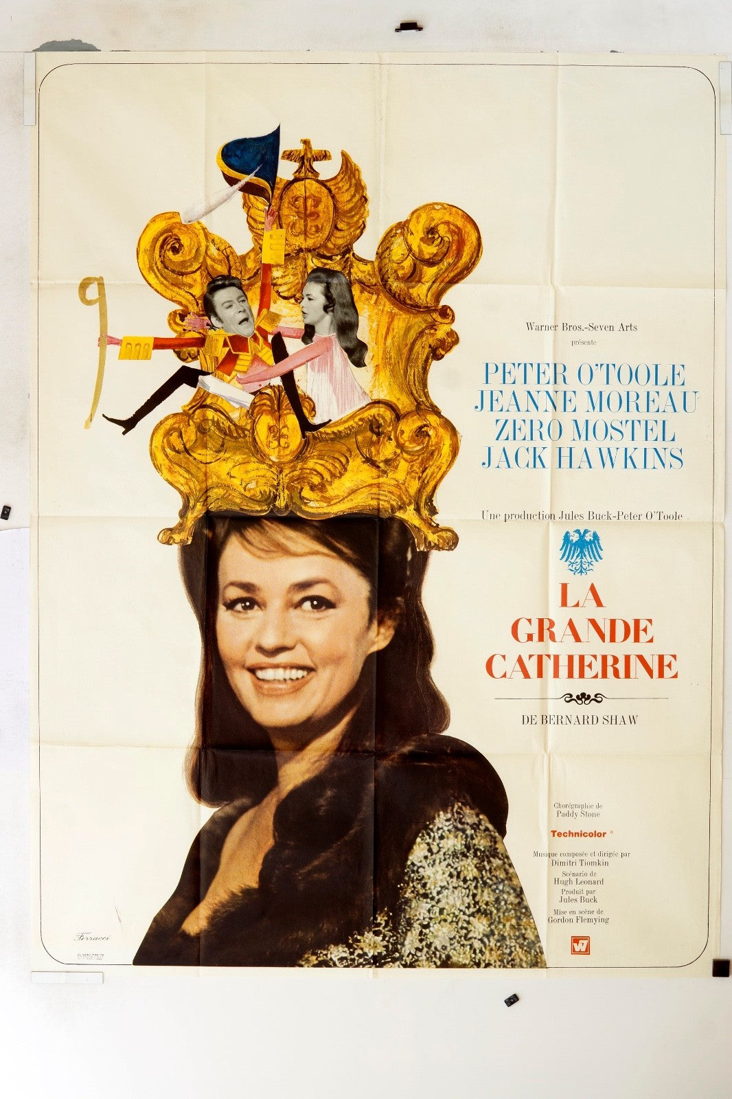 LA GRANDE CATHERINE  PETER O’TOOLE MOVIE POSTER ORIGINAL, 120X160