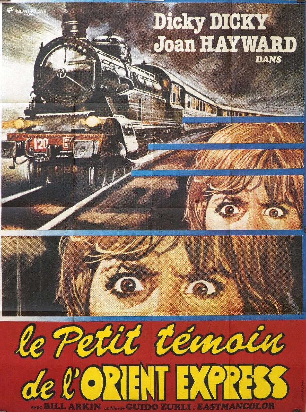 LE PETIT TÉMOIN DE L’ORIENT EXPRESS MOVIE POSTER ORIGINAL (120x160) DICKY DICKY