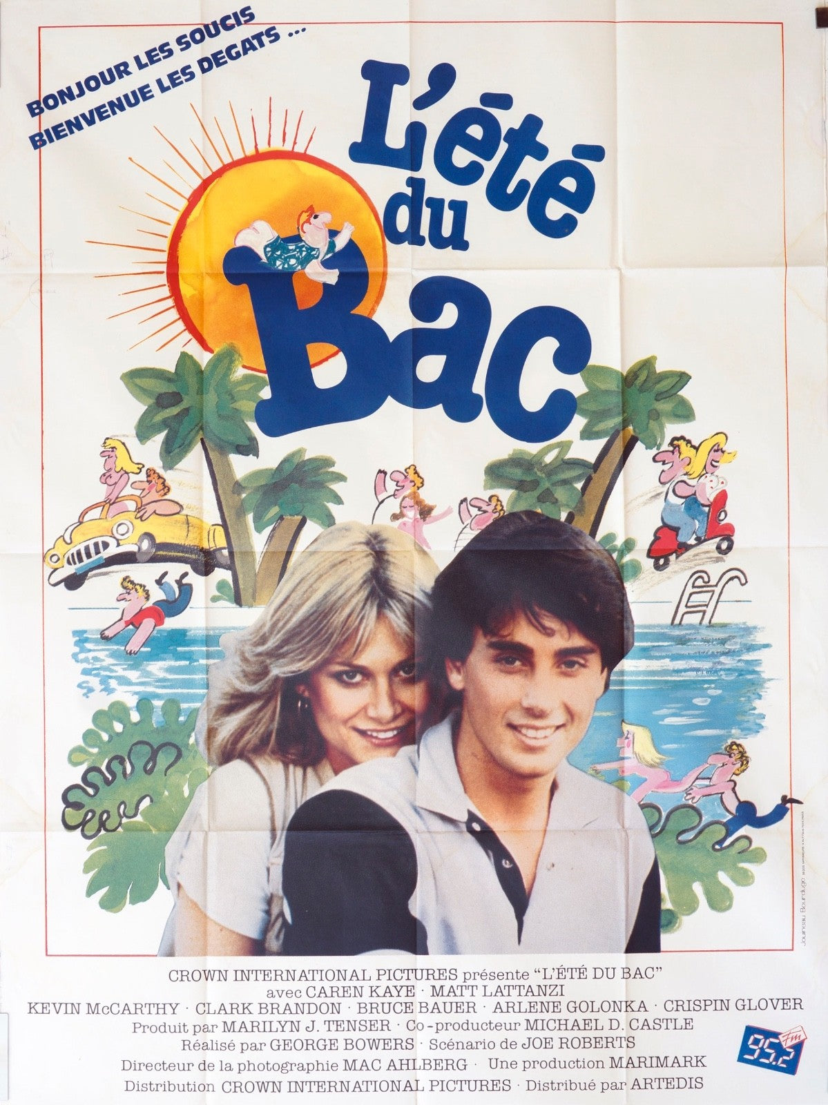 L’ÉTÉ DU BAC CAREN KAYE movie poster ORIGINAL 120x16