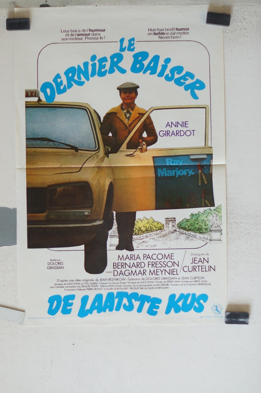 DERNIER BAISER (LE) MOVIE POSTER ORIGINAL 55x36 Annie Giradot , Maria Pacome
