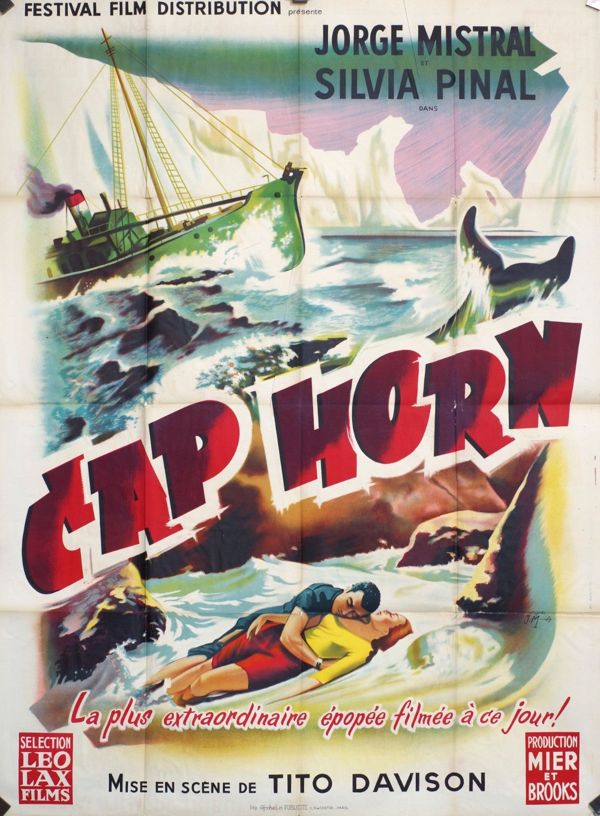 CAP HORN JORGE MISTRAL POSTER ORIGINAL120x160 Françoise Arnoul