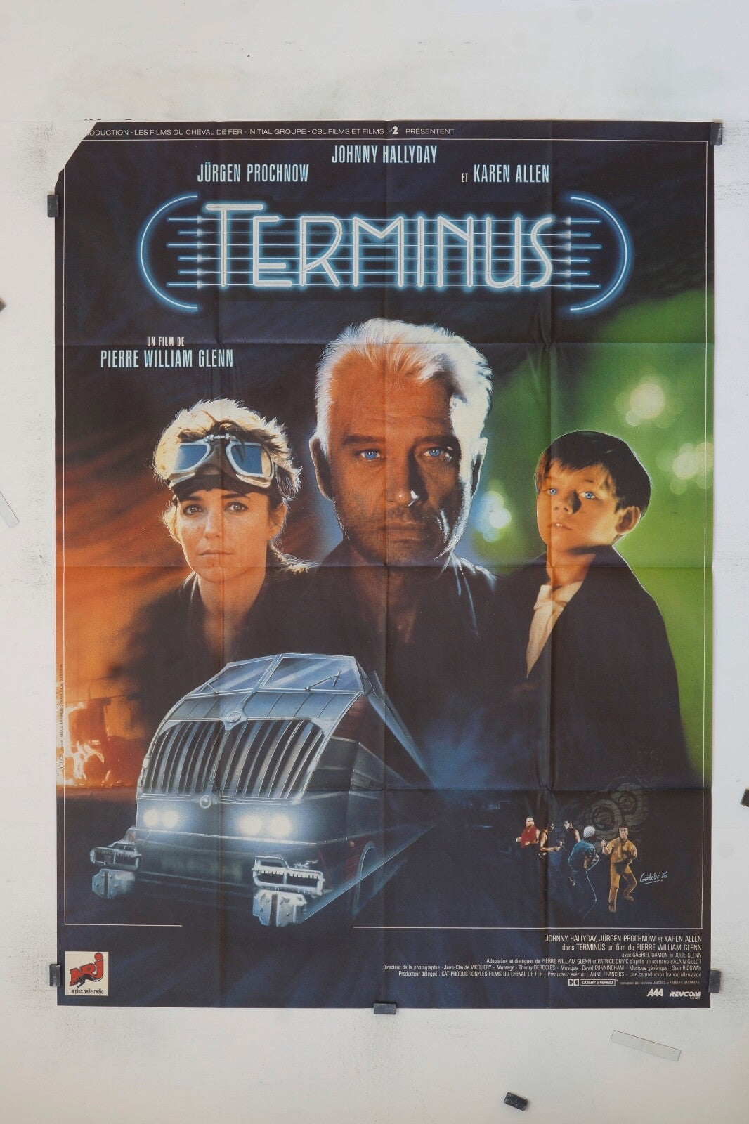TERMINUS JOHNNY HALLYDAY MOVIE POSTER ORIGINAL 120x160