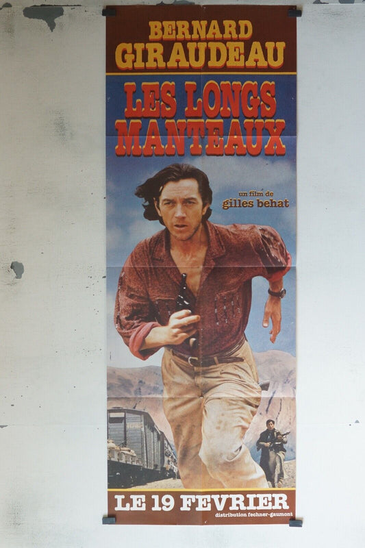 LES LONGS MANTEAUX POSTER ORIGINAL (60x160) BERNARD GIRAUDEAU