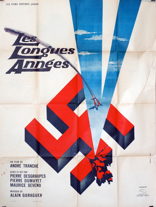 LES LONGUES ANNÉES PIERRE DESGRAUPES MOVIE POSTER ORIGINAL 120x160