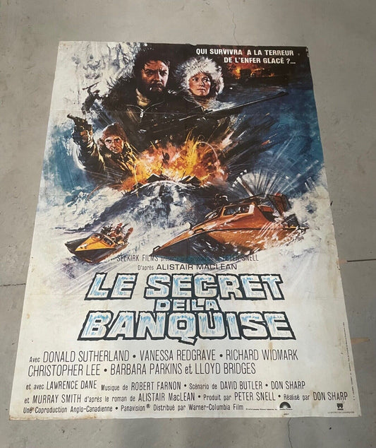 LE SECRET DE LA BANQUISE ORIGINAL POSTER 120X160 DONALD SUTHERLAND