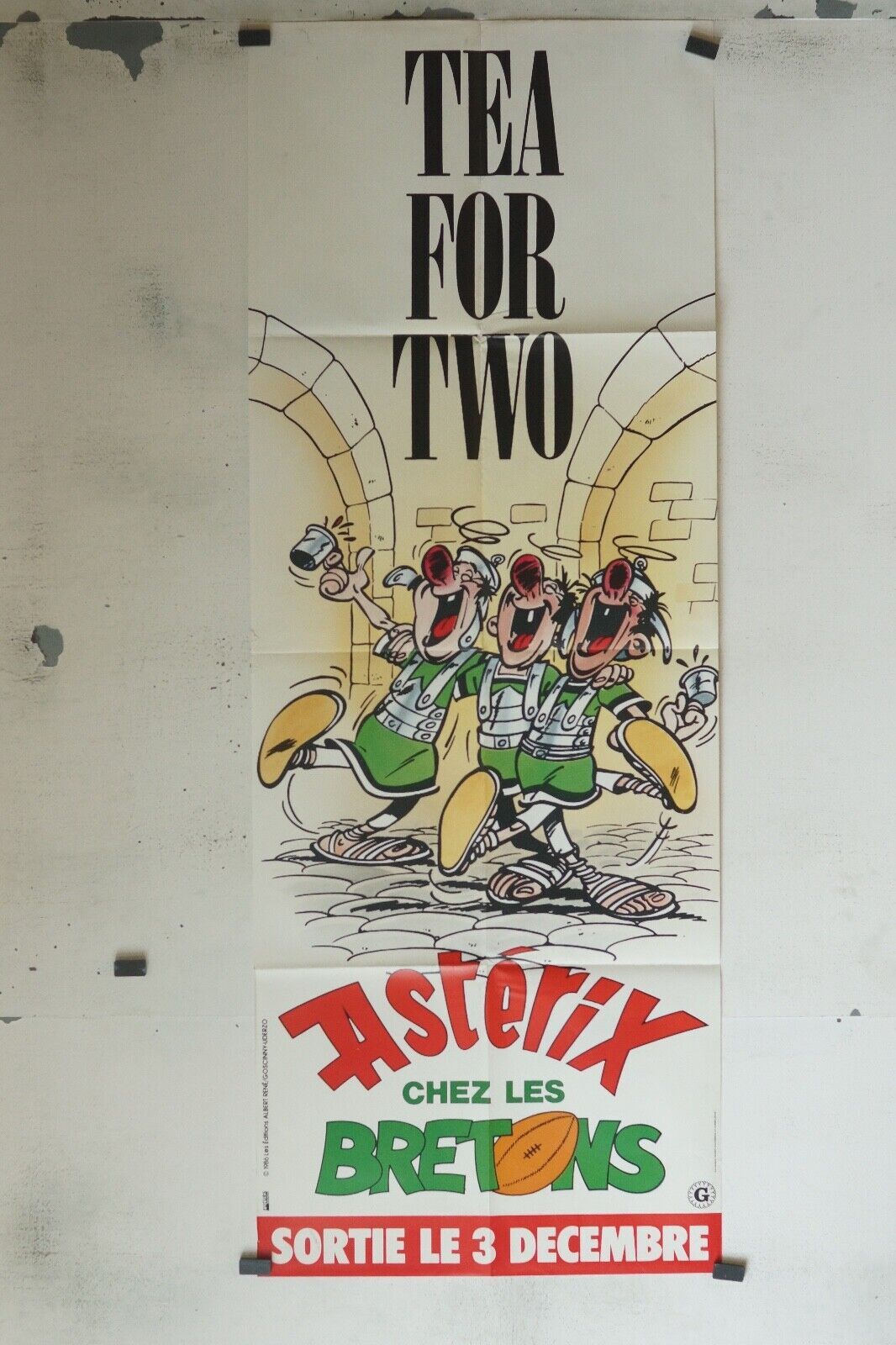 ASTÉRIX CHEZ LES “BRETONS” – TEA FOR TWO MOVIE POSTER ORIGINAL 60x160