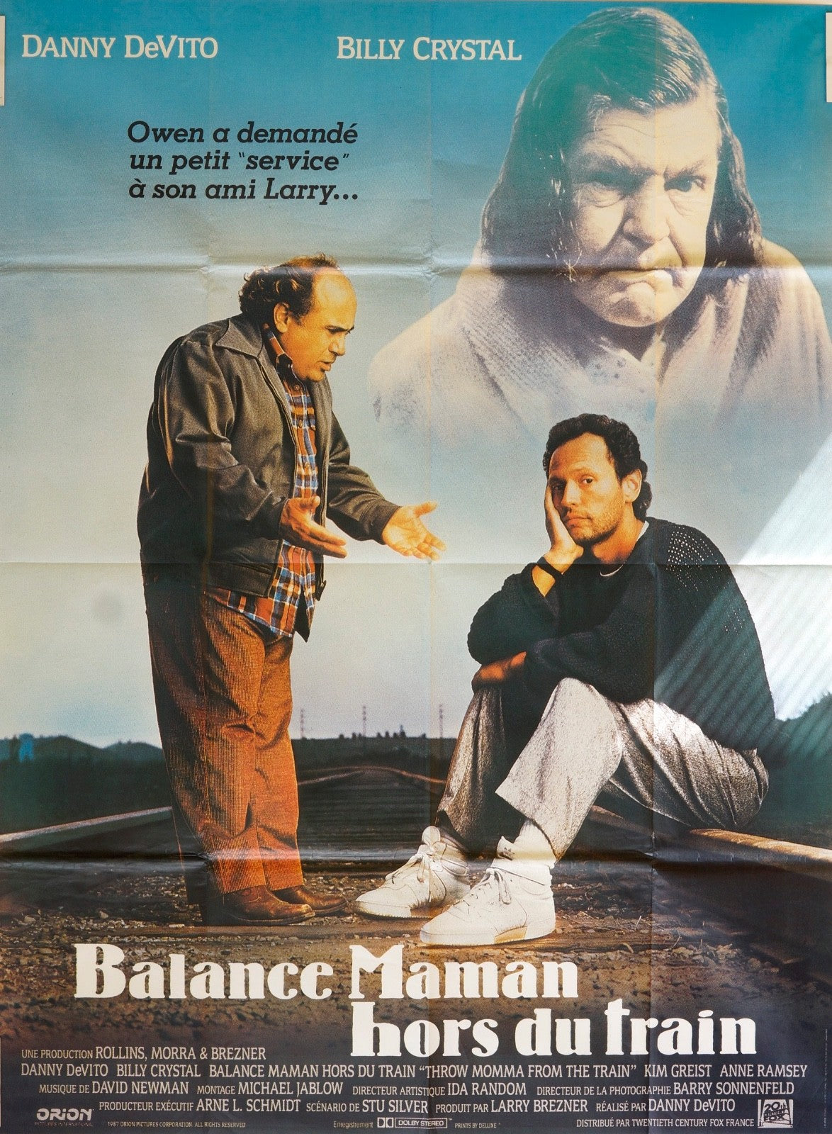 BALANCE MAMAN HORS DU TRAIN  DANNY DE VITO ORIGINAL POSTER ORIGINAL 120x160