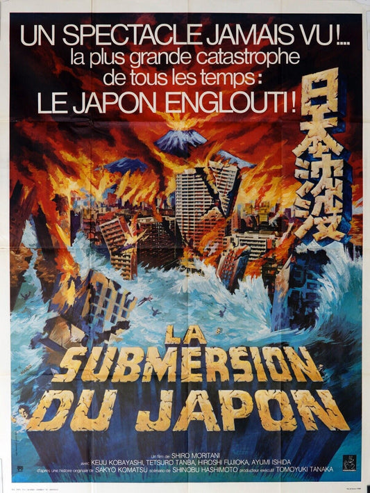 LA SUBMERSION DU JAPON MOVIE POSTER ORIGINAL 120x160 KEIJU KOBAYASHI