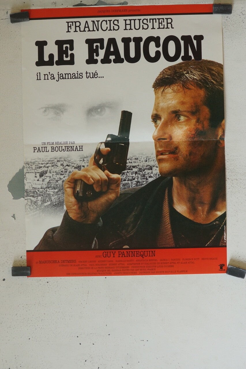 LE FAUCON MOVIE POSTER ORIGINAL (40X60) FRANCIS HUSTER – GUY PANNEQUIN