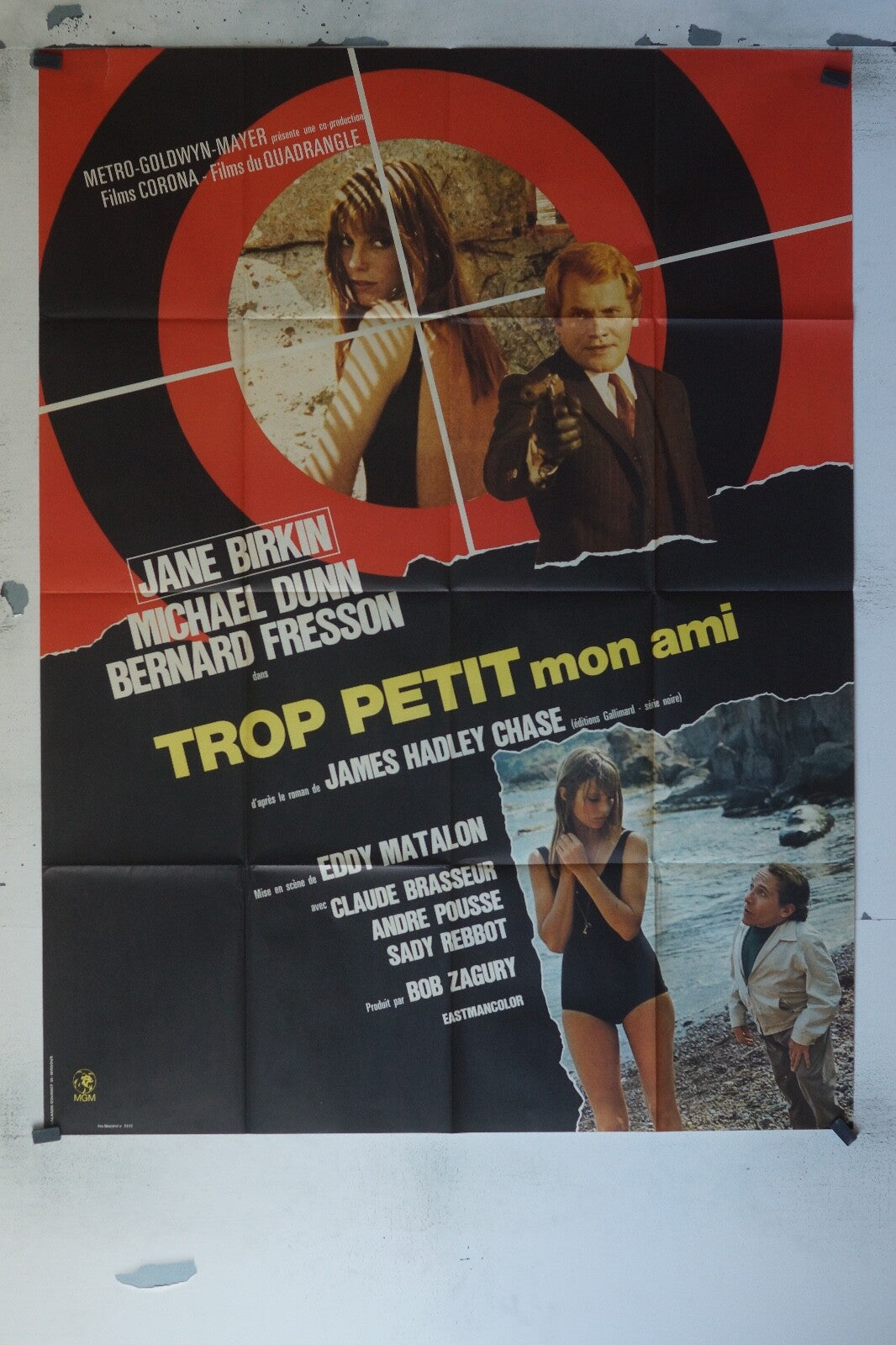 TROP PETIT MON AMI MOVIE POSTER ORIGINAL 120x160 JANE BIRKIN