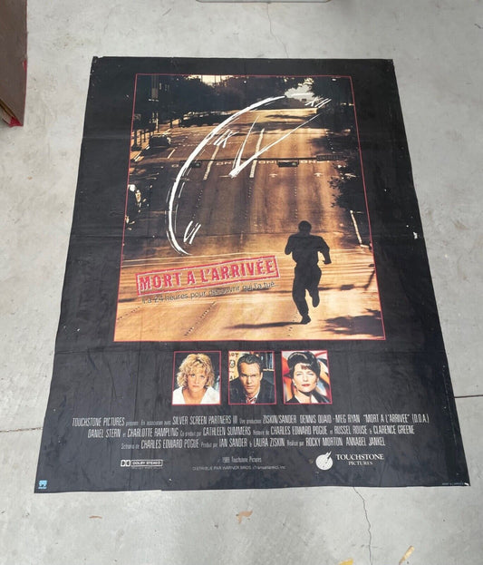 MORT A L’ARRIVÉE MOVIE POSTER ORIGINAL 120x160 MEG RYAN
