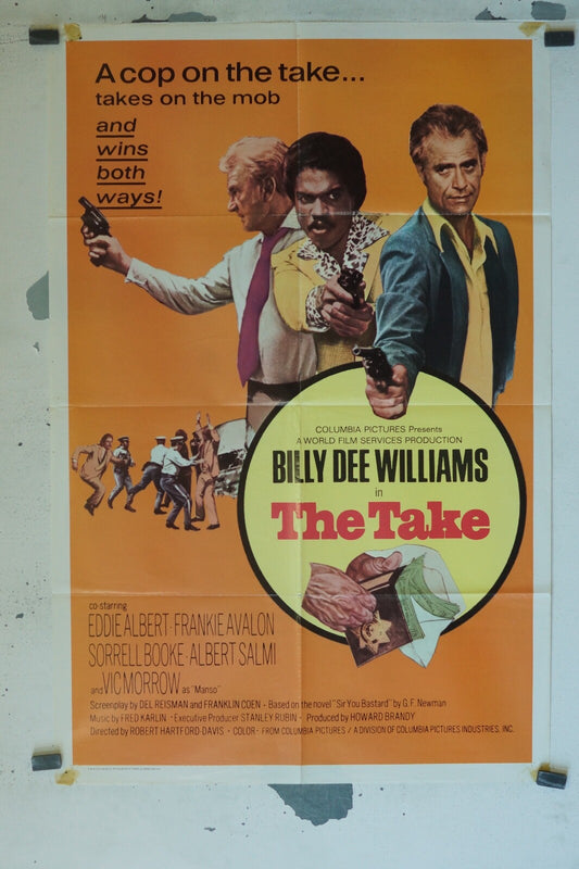 THE TAKE 70x100 ORIGINAL MOVIE POSTER BILLY DEE WILLIAMS