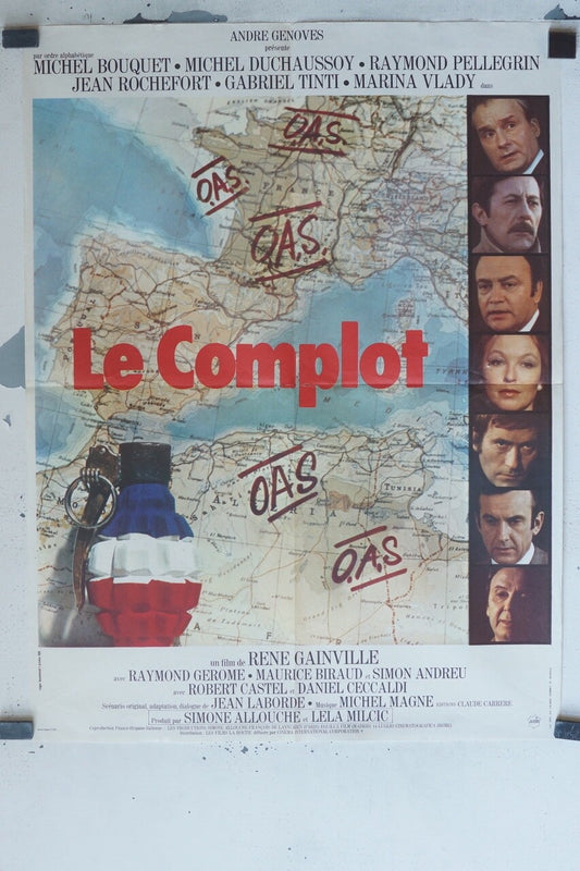 LE COMPLOT POSTER ORIGINAL (60X80) RAYMOND GEROME – MAURICE BIRAUD