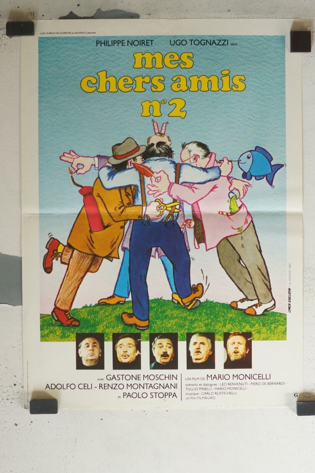 MES CHERS AMIS N°2 ORIGINAL 40x60 PHILIPPE NOIRET