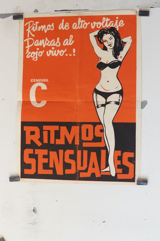 RITMOS SENSUALES MOVIE POSTER ORIGINAL (60X80)