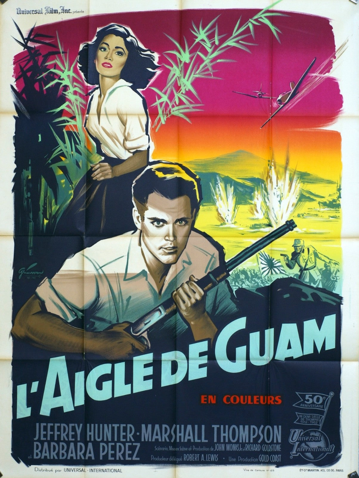 L’AIGLE DE GUAM movie poster ORIGINAL 120x160