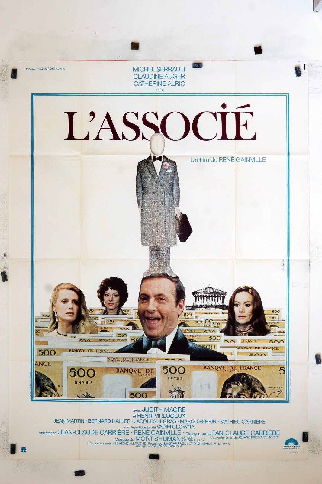 L’ASSOCIÉ MICHEL SERRAULT ORIGINAL MOVIE POSTER 120x160