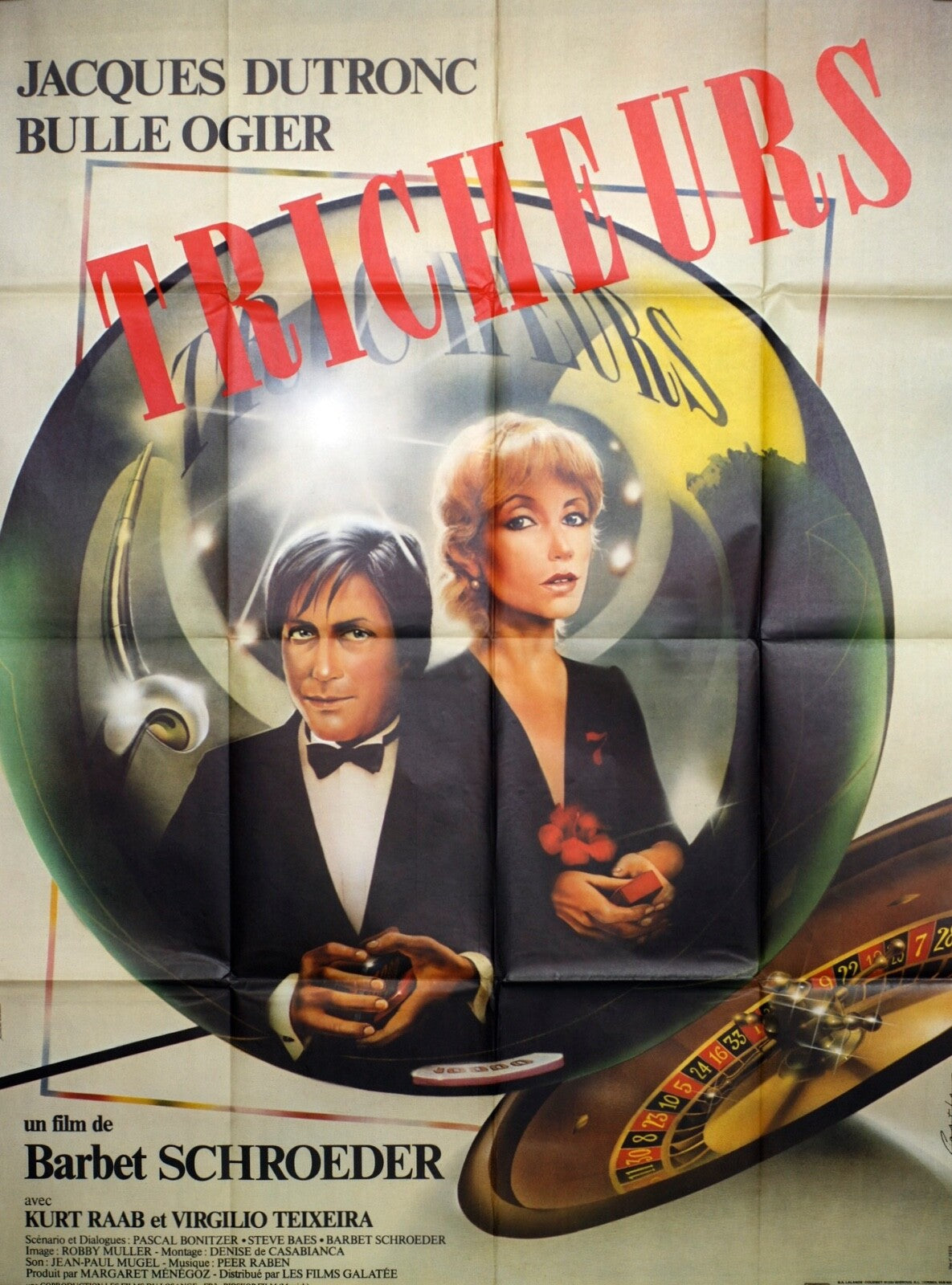 TRICHEURS MOVIE POSTER ORIGINAL 120x160  BERTRAND TAVERNIER