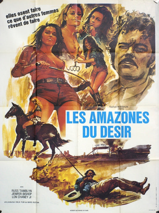 LES AMAZONES DU DÉSIR JENNIFER BISHOP MOVIE POSTER ORIGINAL 120x160