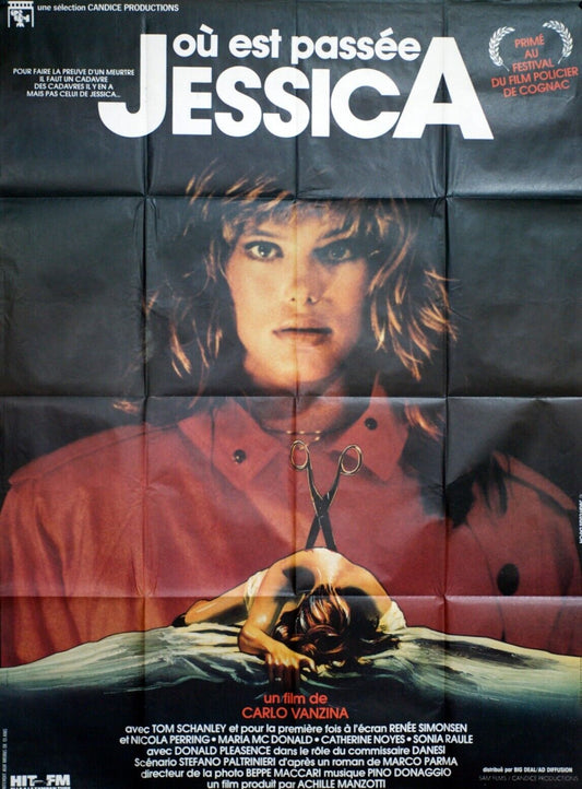 OÙ EST PASSÉE JESSICA MOVIE POSTER ORIGINAL 120x160 TOM SCHANLEY