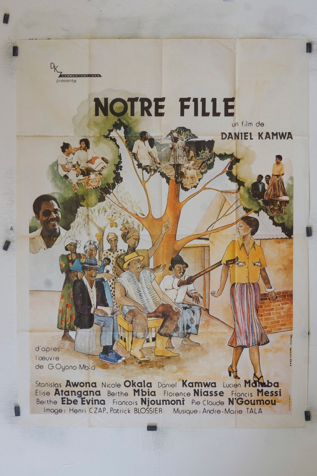 NOTRE FILLE DANIEL KAMWA MOVIE POSTER ORIGINAL 120x160