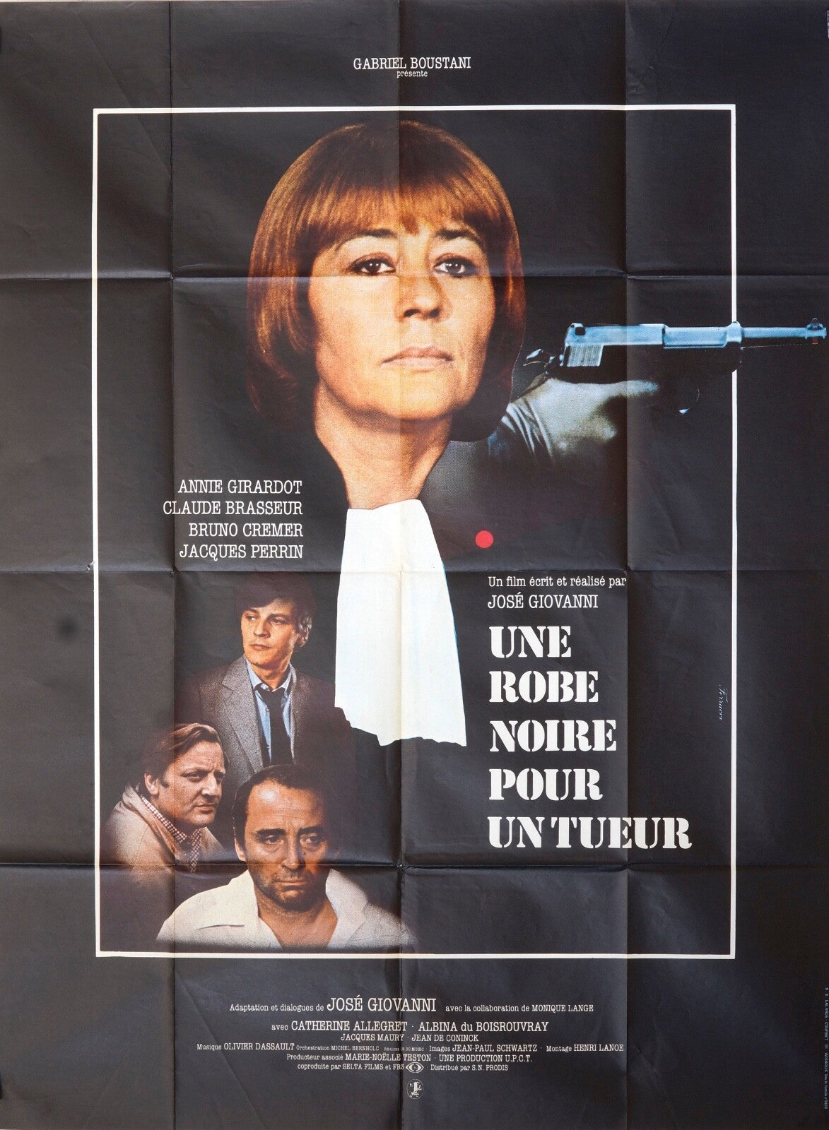 UNE ROBE NOIRE POUR UN TUEUR ANNIE GIRARDOT movie poster ORIGINAL 120x160
