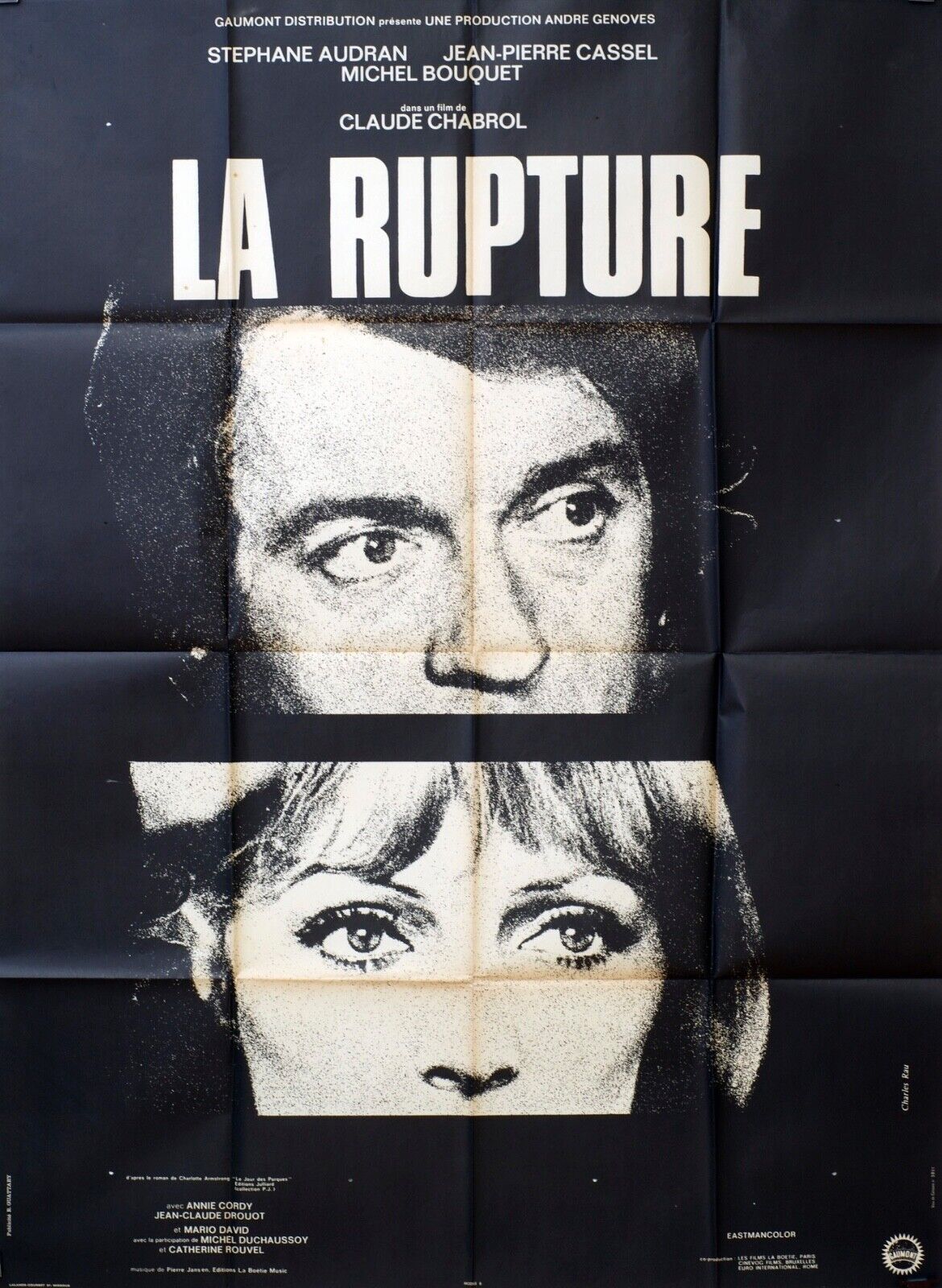 LA RUPTURE POSTER ORIGINAL 120x160 Stephane Audran