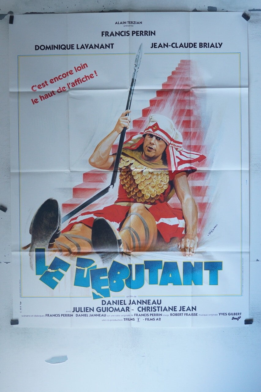 LE DÉBUTANT MOVIE POSTER ORIGINAL 120x160 DANIEL JANNEAU