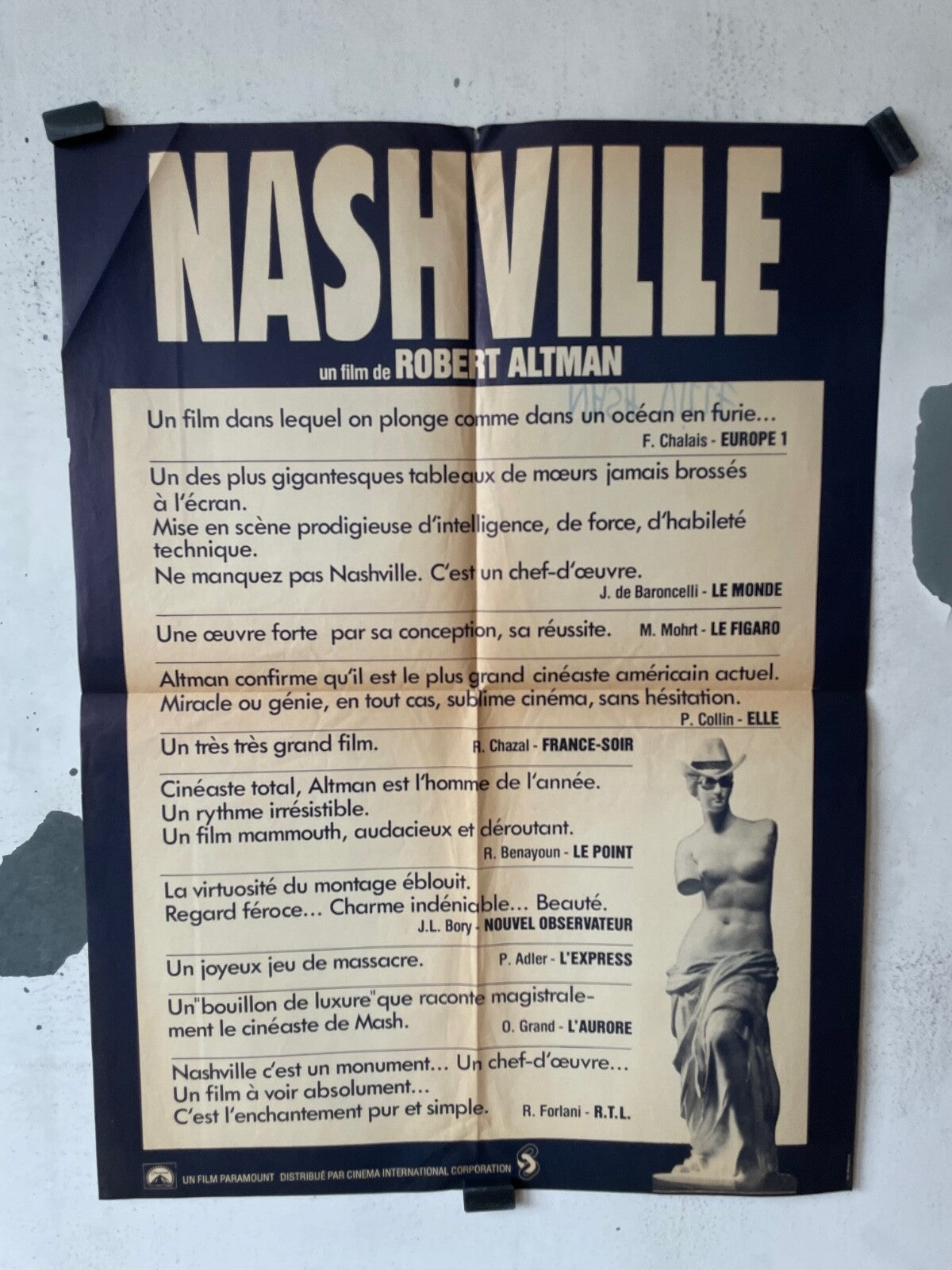 NASHVILLE ORIGINAL 60x80 ROBERT ALTMAN